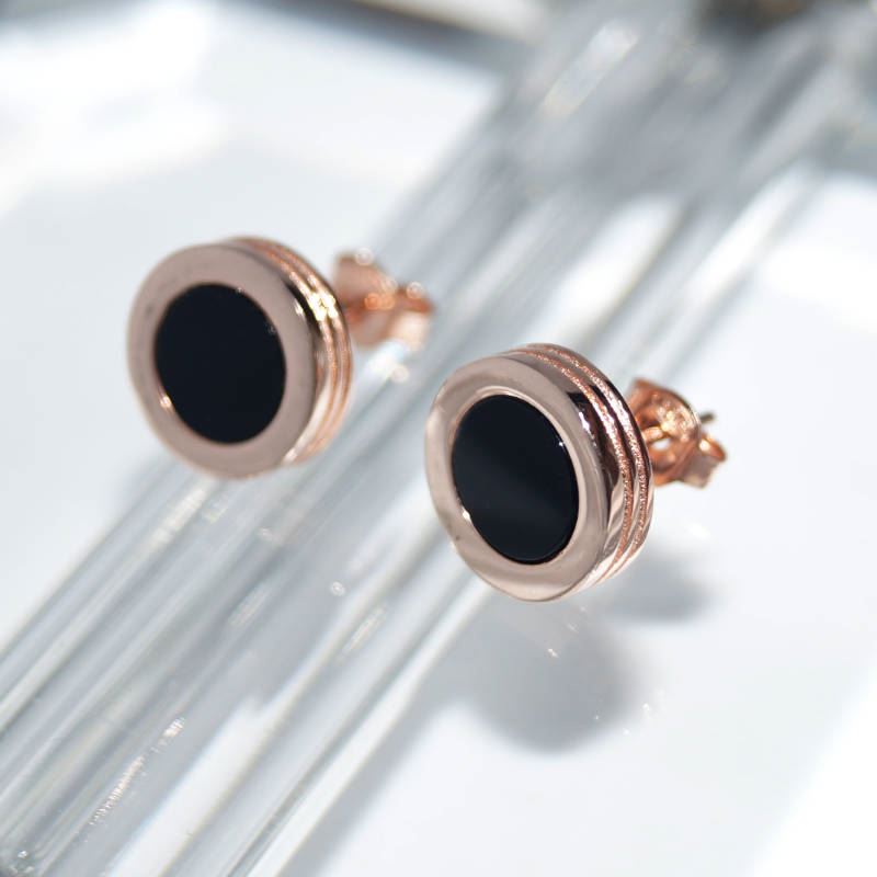 RI01596þBoucle Tondo Rose Nero