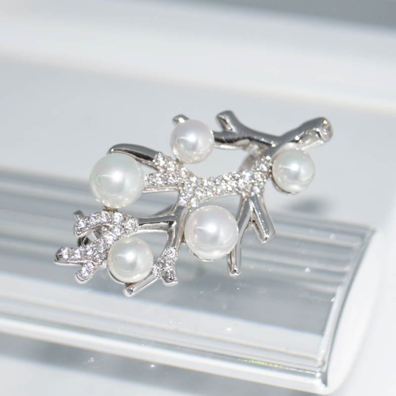 SL01051þBroche Corail Perle