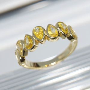 SL01069þBague Precieuse Marquises Dore