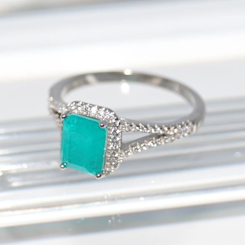 SL01142þBague Ice Green Pavee