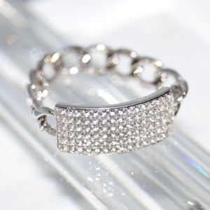 SL01171þBague Chainette Pave T52