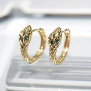 SL01240þBoucle Creole Serpent Dore