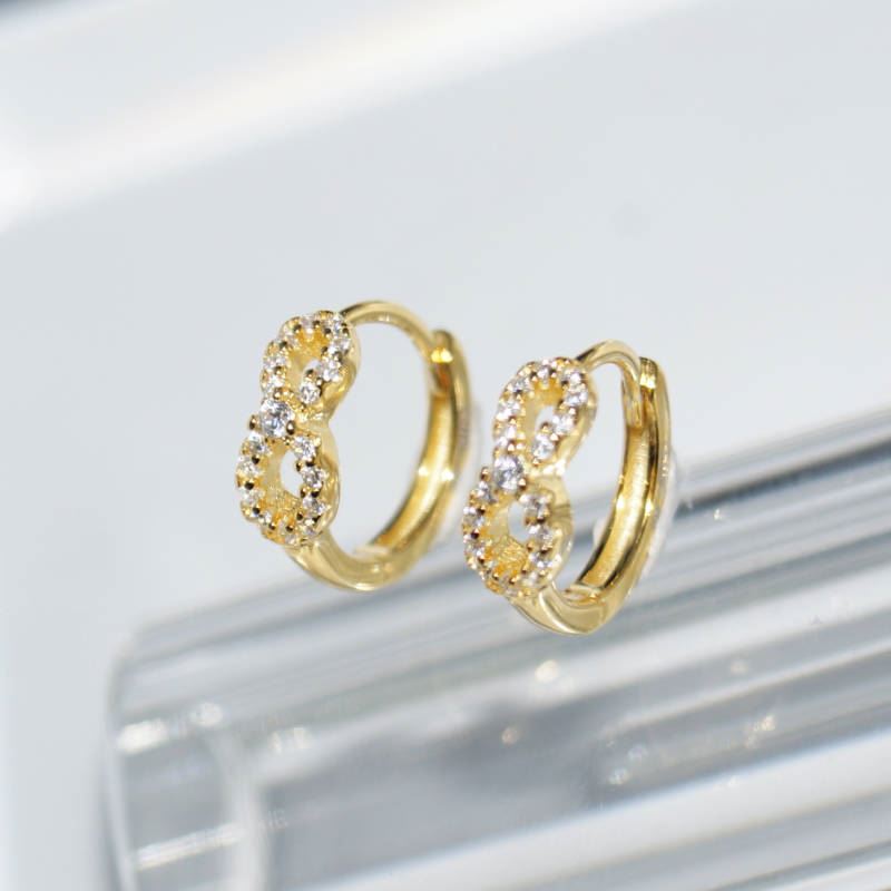 SL01243þBoucle Mini Creole Infini Dore