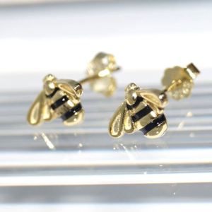 SL01249þBoucle Puce Abeille Dore