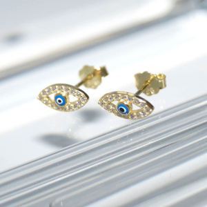 SL01296þBoucle Mini Oeil Dore