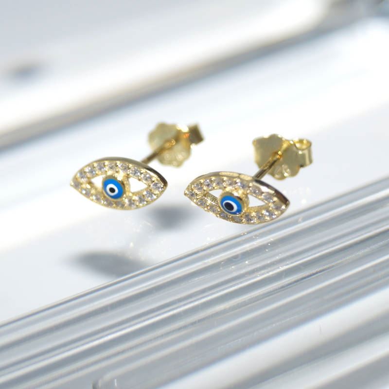 SL01296þBoucle Mini Oeil Dore