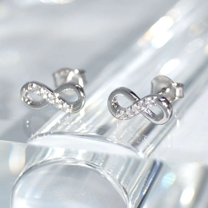 SL01306þBoucle Point Infini Semi Pave