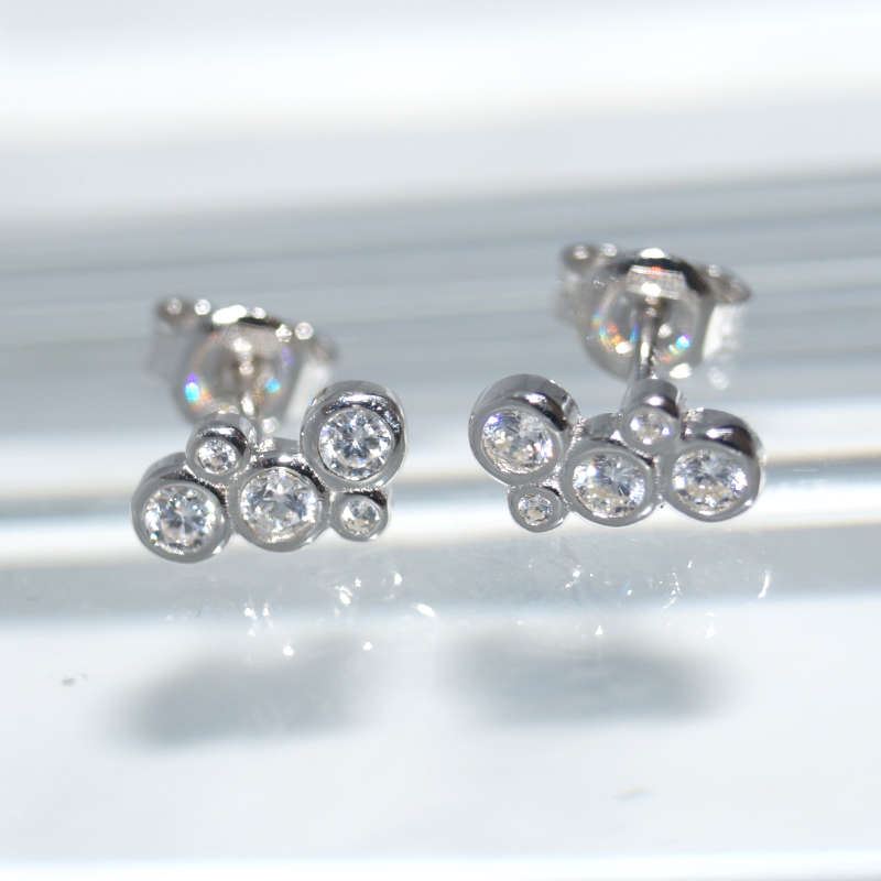 SL01324þBoucle Puce Multibulle Brillant