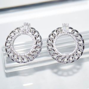 SL01342þBoucle Tondo Gourmette Pave 