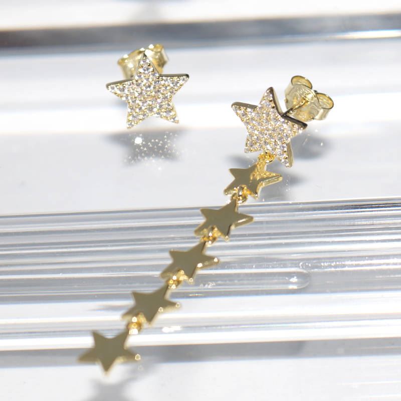 SL01356þBoucle Etoile Doree Asym