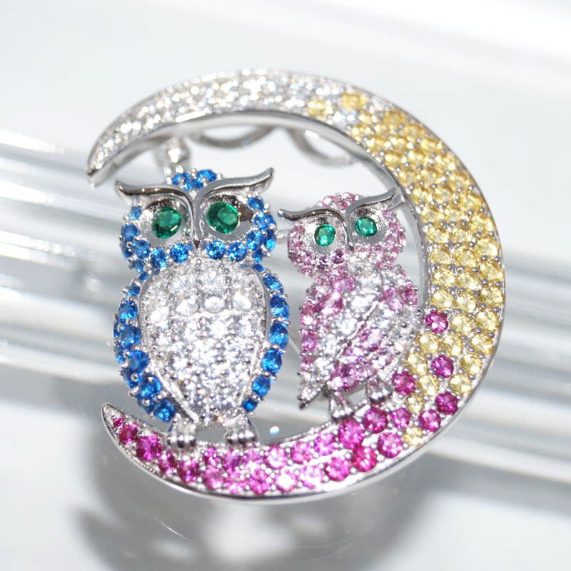 SL01490þBroche Luna Guffo