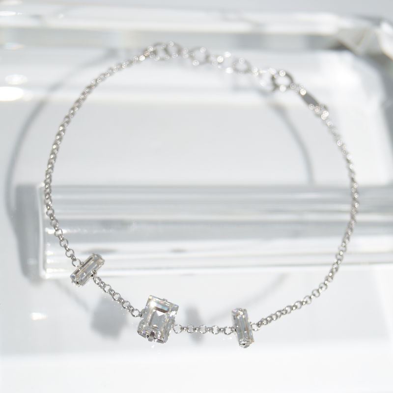 SX01153þBracelet Swarovski Esmeralda Baguette