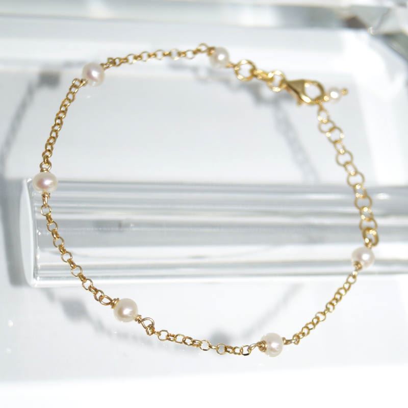 SX01160þBracelet Remix Mini Perles Dore