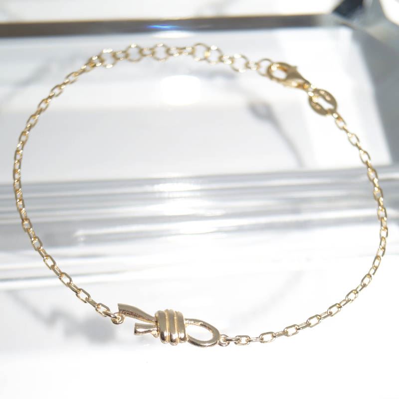 SX01237þBracelet Noeud D’Alliance Dore