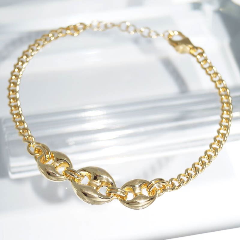 SX01284þBracelet Grain De Cafe Iconique Dore