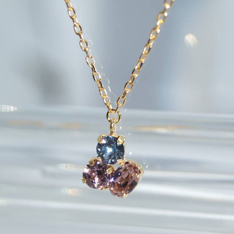 SX01319þCollier Trio Dolce Colorea Swarovski