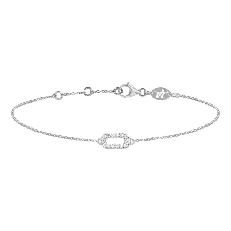 VS00036þBracelet Or Gris Celeste Pm Pave Diamant