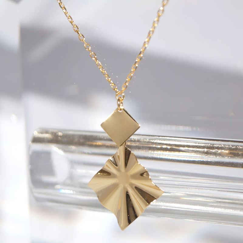 SX01395þCollier Doré Voile Mirage