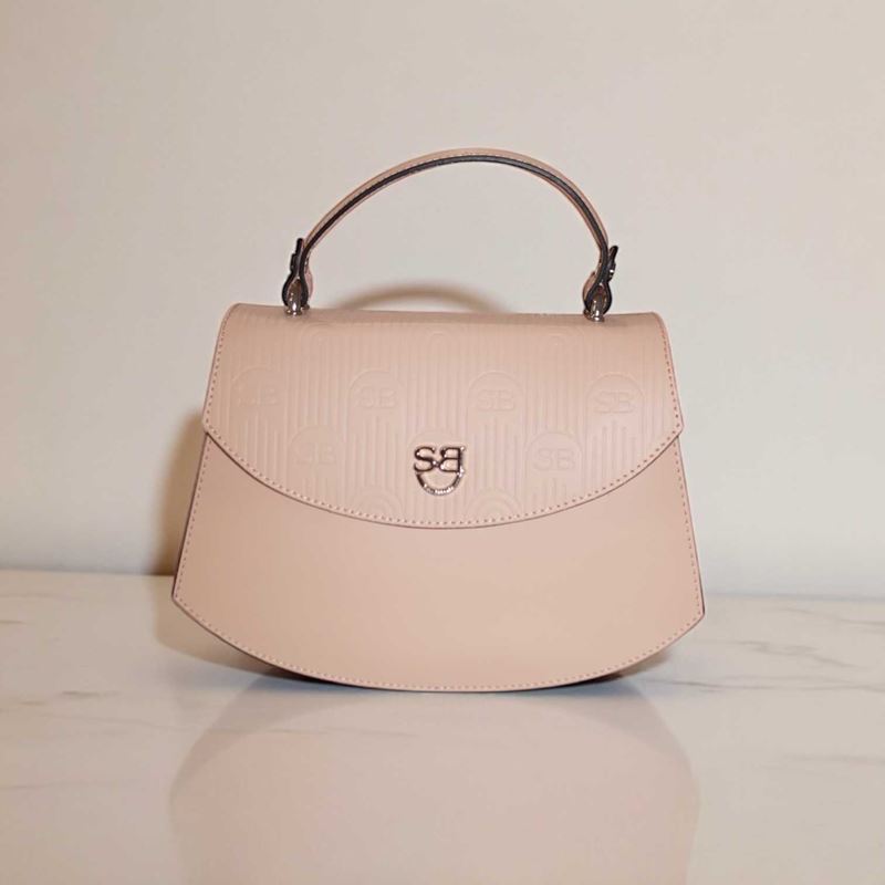 SB00247þSac Cuir Diva Gem Pêche 