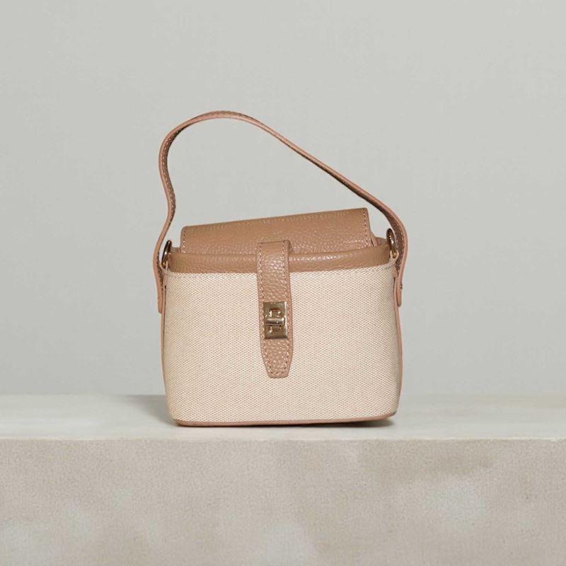 SB00253þSac Cuir Chlosy Lino Perso Beige