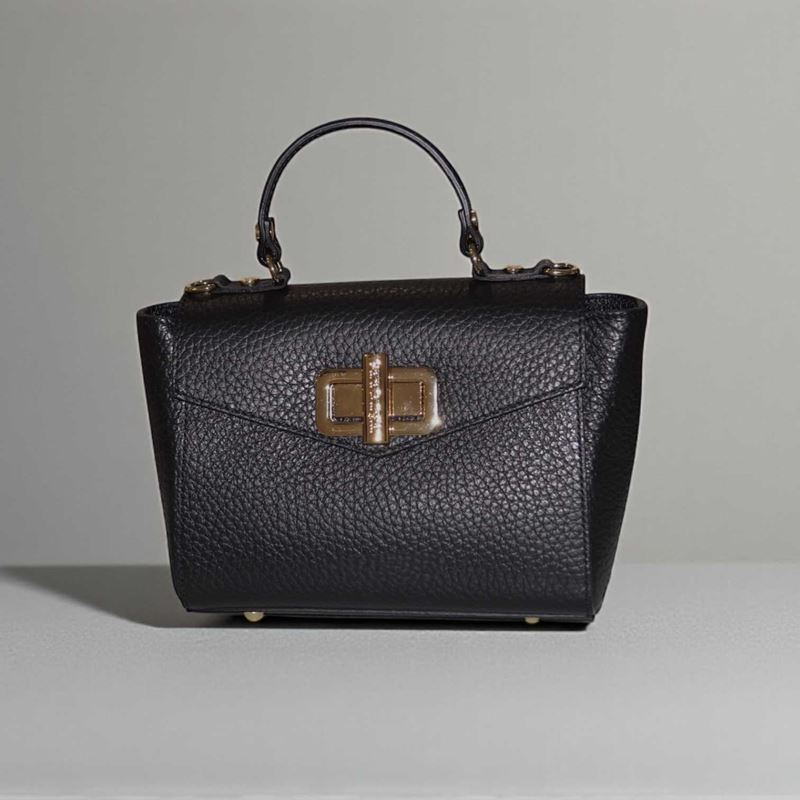 SB00262þSac Cuir Arianna Safari Noir