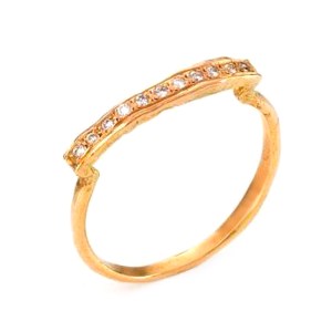 Silvesto India Diamond Gemstone And 925 Sterling Silver Ring
