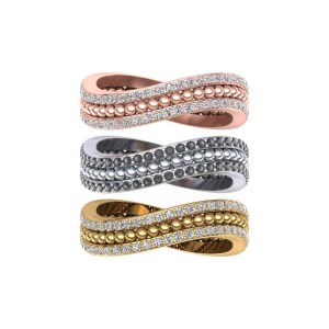 Silvesto India Diamond Gemstone And 925 Sterling Silver Ring