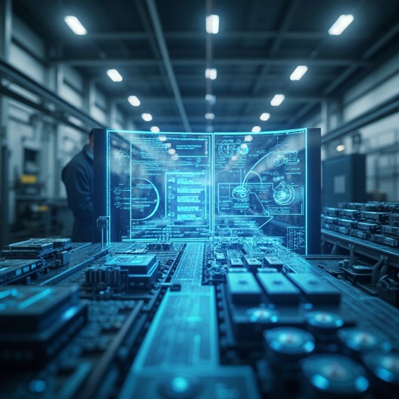 Simulation Digital Twin Planning Scheduling Simio - Gradient Pattern Collection - Desktop Quality