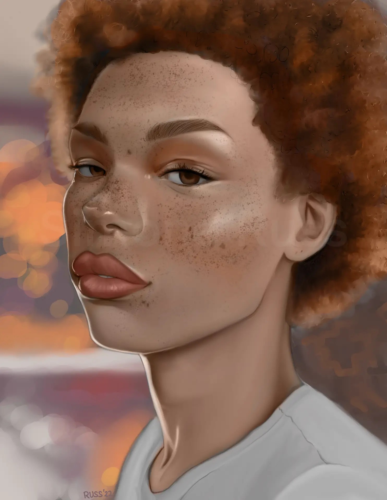 Color Portrait - Woman