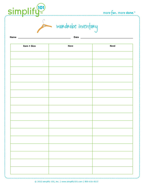 46+ Inspirational Online Closet Planner - wardrobe inventory checklist | simplify 101 / That you can design online or work with an expert to create.