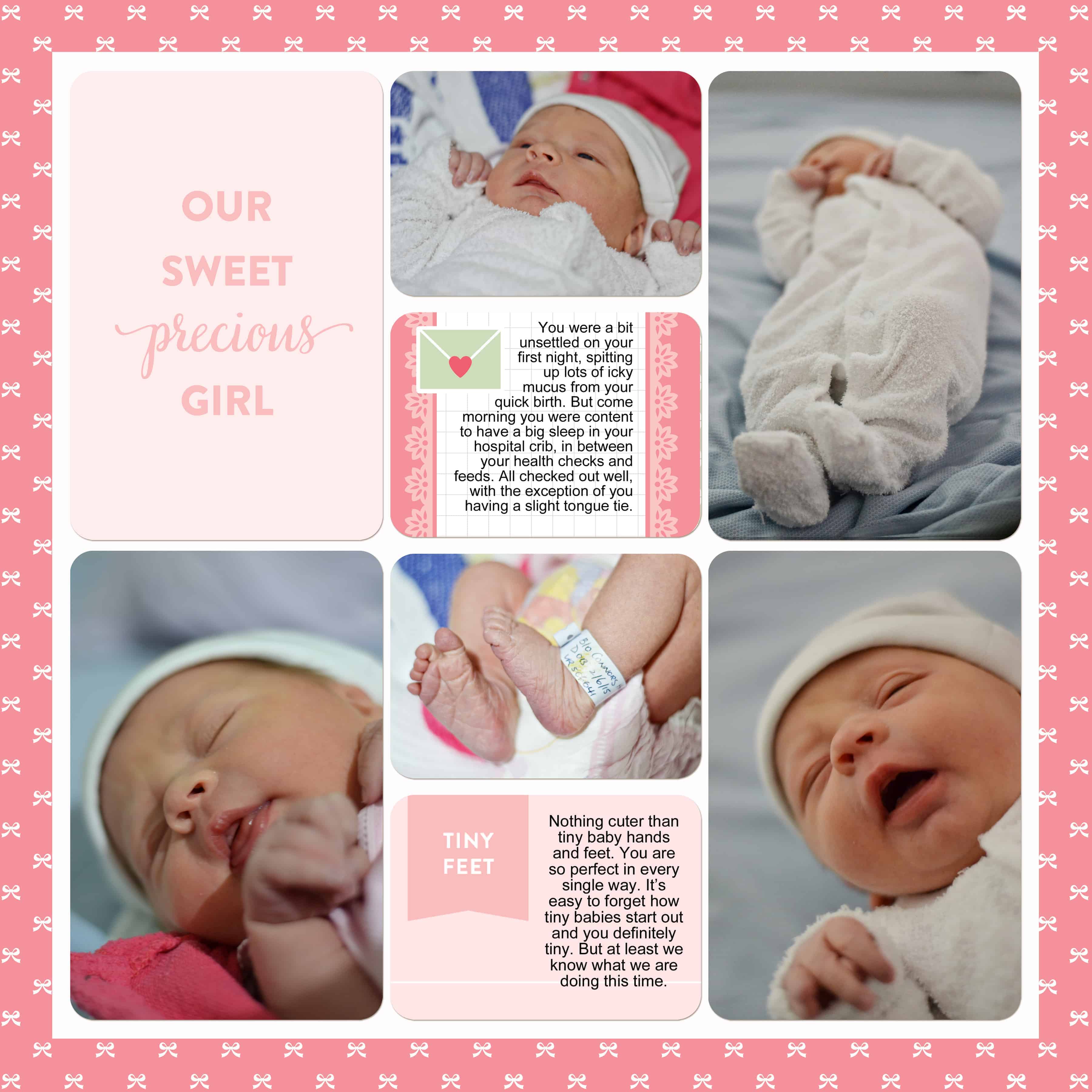 Violet's Baby Album Simplify Create Inspire