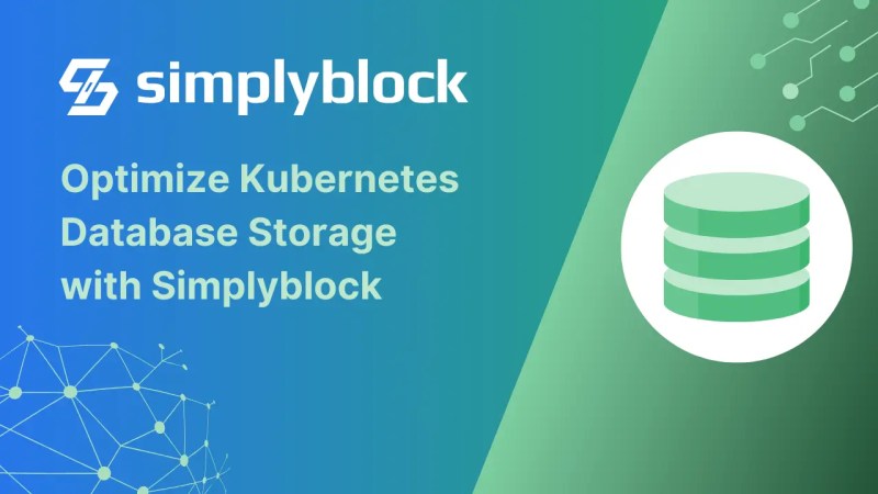 Database On Kubernetes With Simplyblock Simplyblock - Creative Minimal Illustration - Full HD