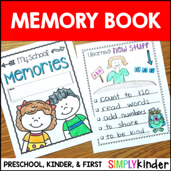 kindergarten memory book first grade memory book preschool memory book simply kinder