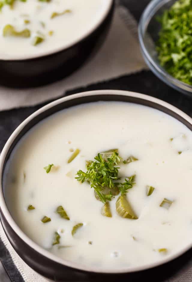 Cream of celery soup