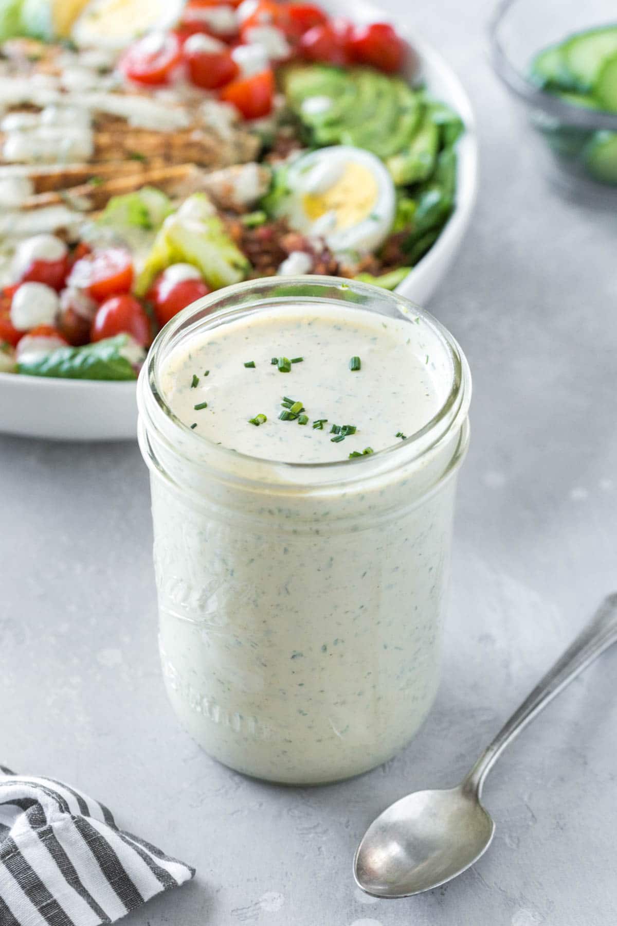 Ingredients · 1/2 cup sour cream · 1/2 cup buttermilk · 1/4 cup mayonnaise, best quality such as hellmann's or duke's · 2 garlic cloves, minced (see note) · 1 scant . Homemade Ranch Dressing Recipe Dairy Free Option Simply Whisked