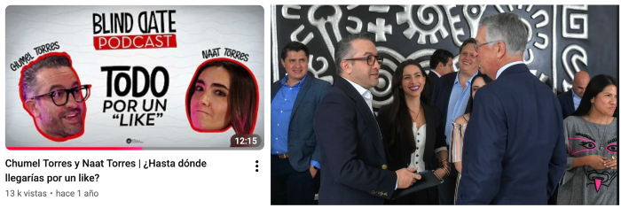 Chumel Torres participó en Kybernus de Salinas Pliego