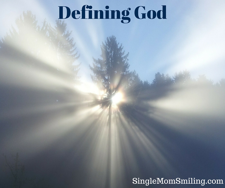 Defining God - Sun through trees