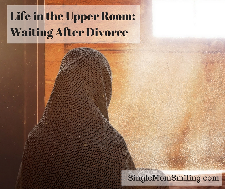 divorced woman empty room