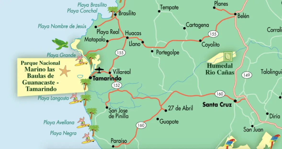QU HACER En TAMARINDO Y Alrededores Costa Rica Sinmapa Screen Shot 2017 07 26 At 18.26.21 