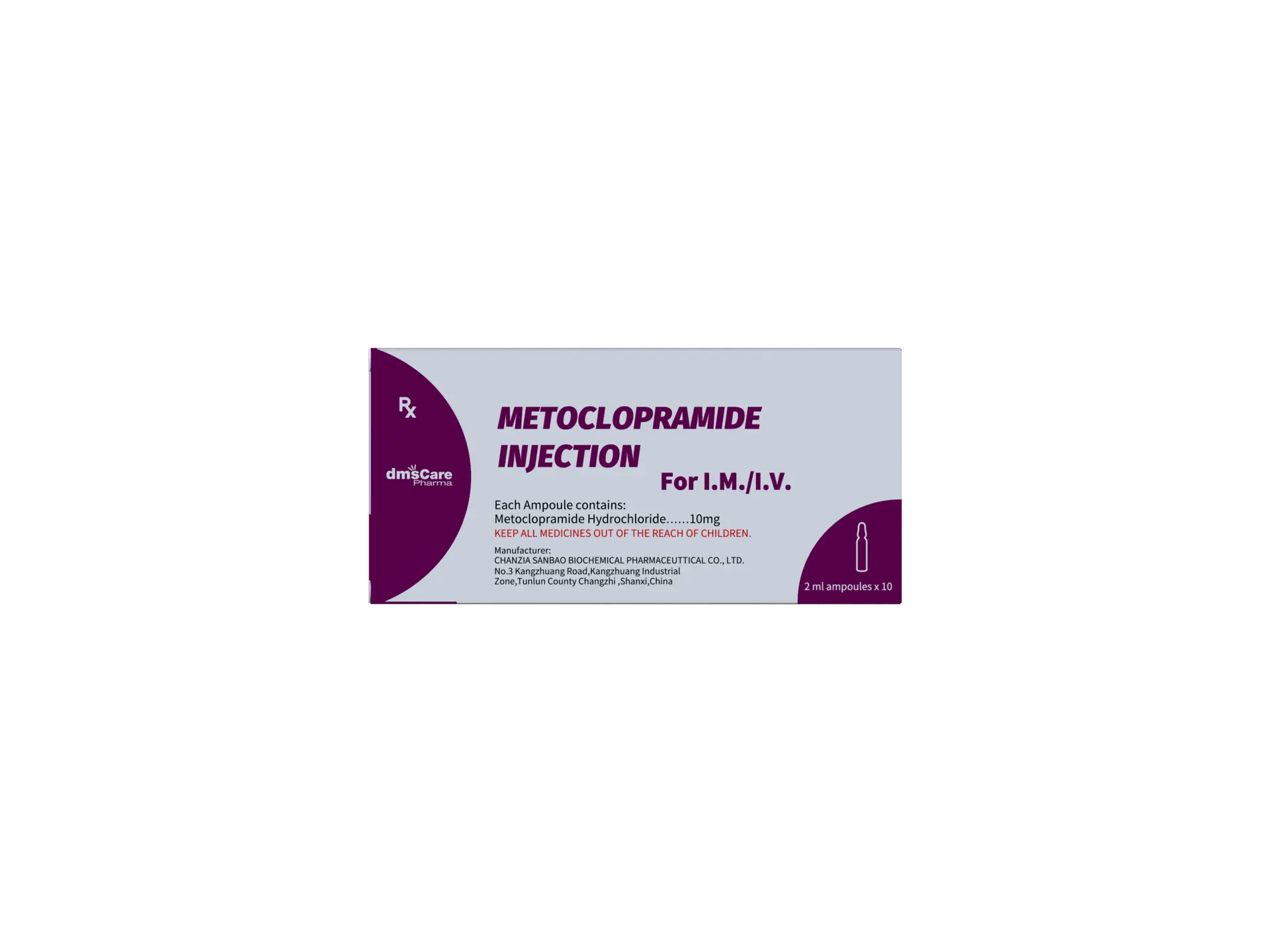 Metoclopramide Injection 10mg/2mL | Antiemetic Prokinetic