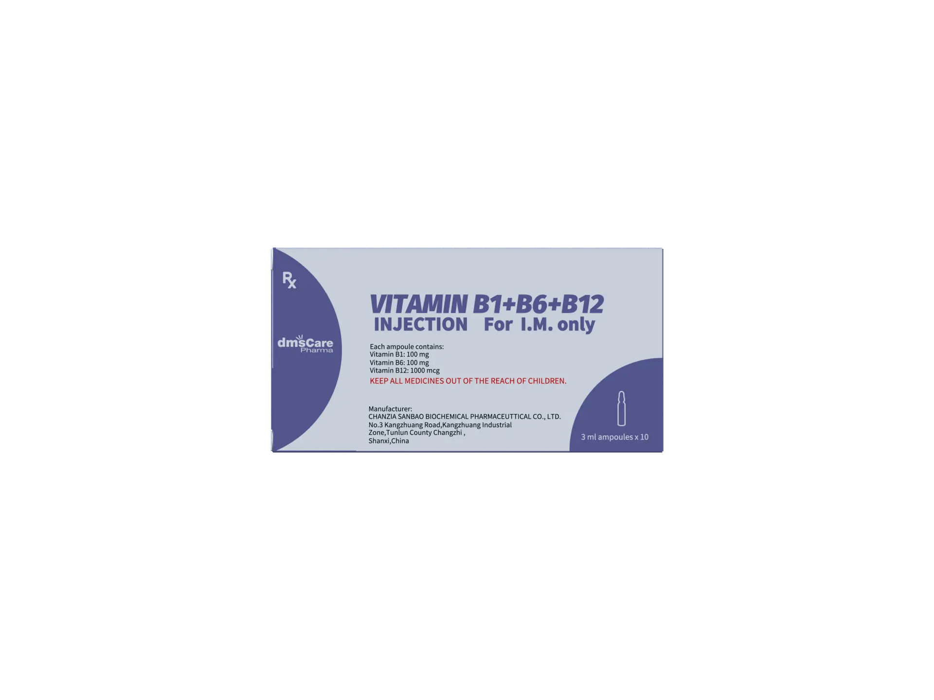 Vitamin B1/B6/B12 Injection | Complex B-Vitamin Neurotropic