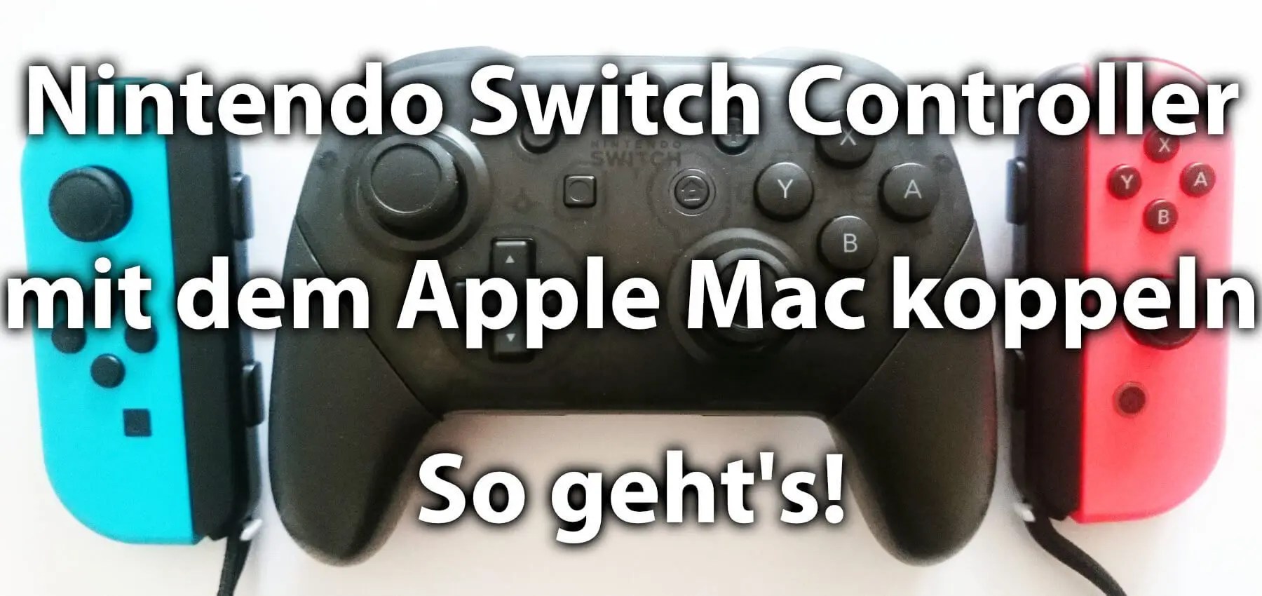 Pair Nintendo Switch JoyCons and Pro Controller with Mac
