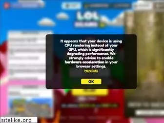 Ioground Io Game Proxy Sites And Unblocked Games Compete against the clock when navigating difficult obstacle courses.