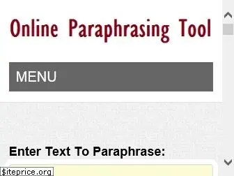Top 49 Similar websites like paraphrasing.online and alternatives