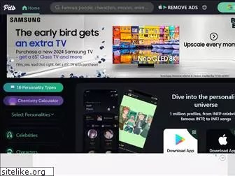 The visual search engine for all animated characters. Top 59 Similar Websites Like Personality Database Com And Alternatives