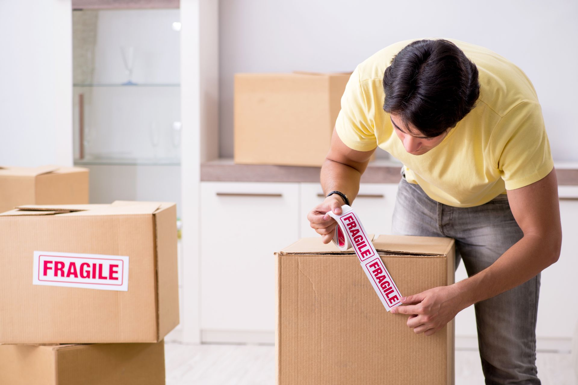 fragile packing