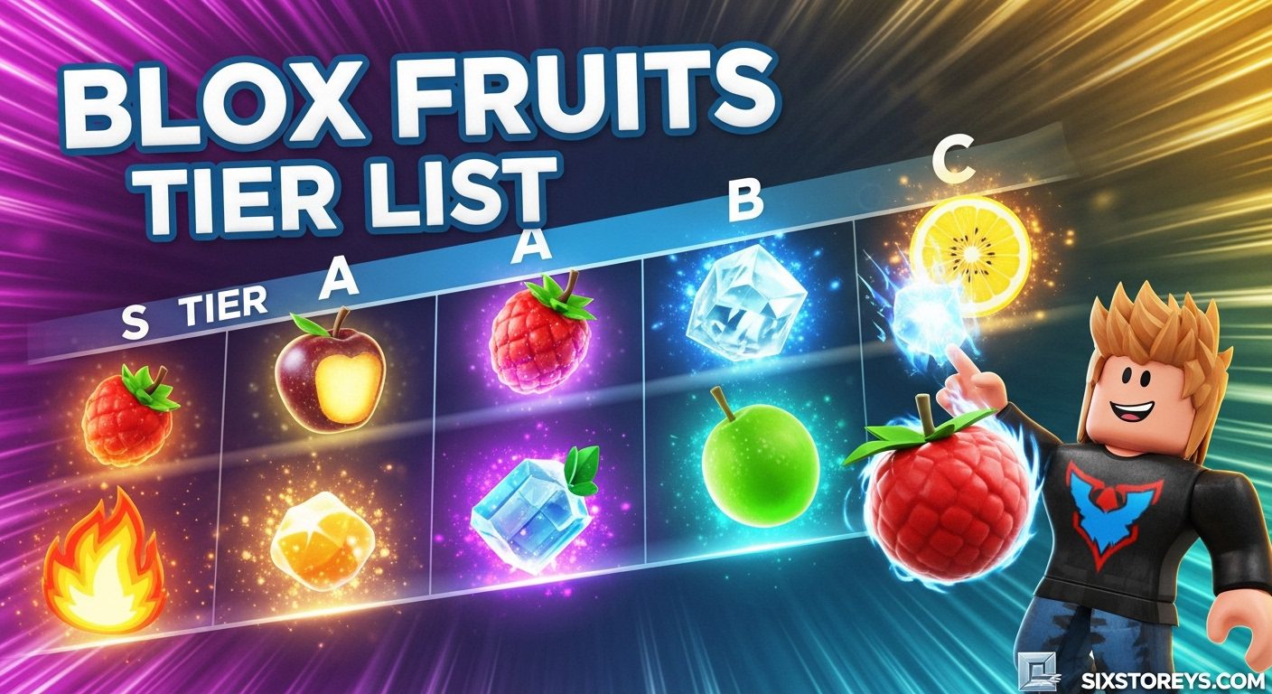 Blox Fruits Tier List 2026 Best Fruits For PvE And PvP Complete Guide Blox Fruits Tier List 