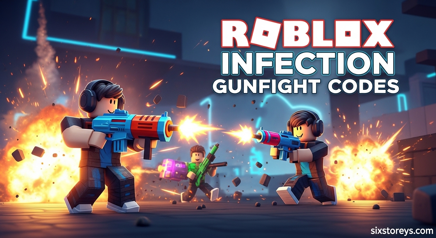 Roblox Infection Gunfight Codes June 2026 50K Gems FREE Guns Roblox Infection Gunfight Codes 