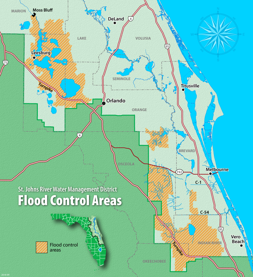 Flood Zone Map Orlando Florida Zoomed 