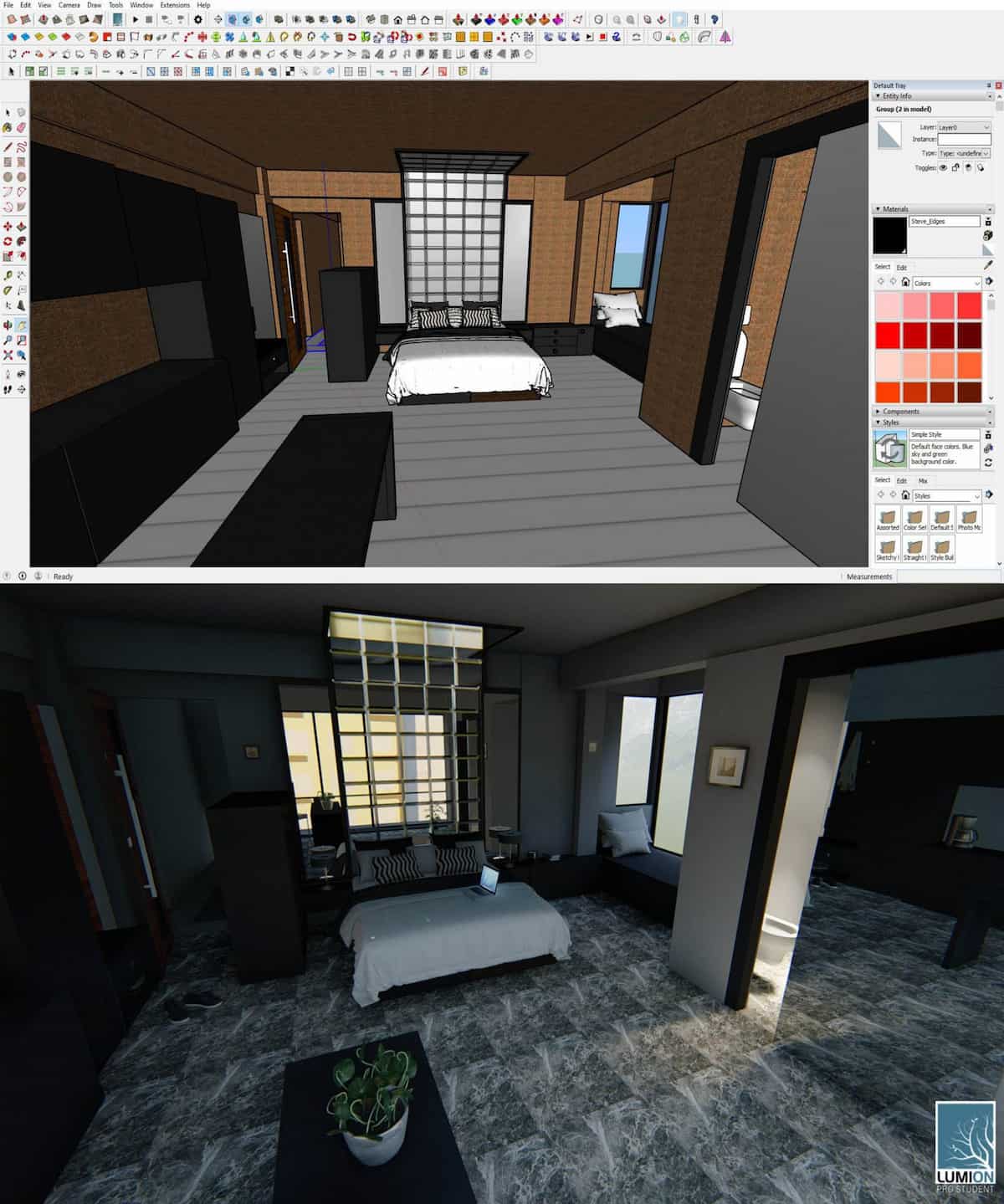 render lumion sketchup